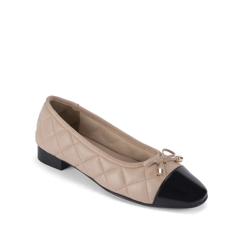 Mary Sand Beige Flats - Lino Perros