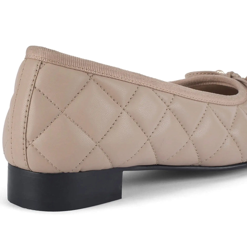 Mary Sand Beige Flats - Lino Perros