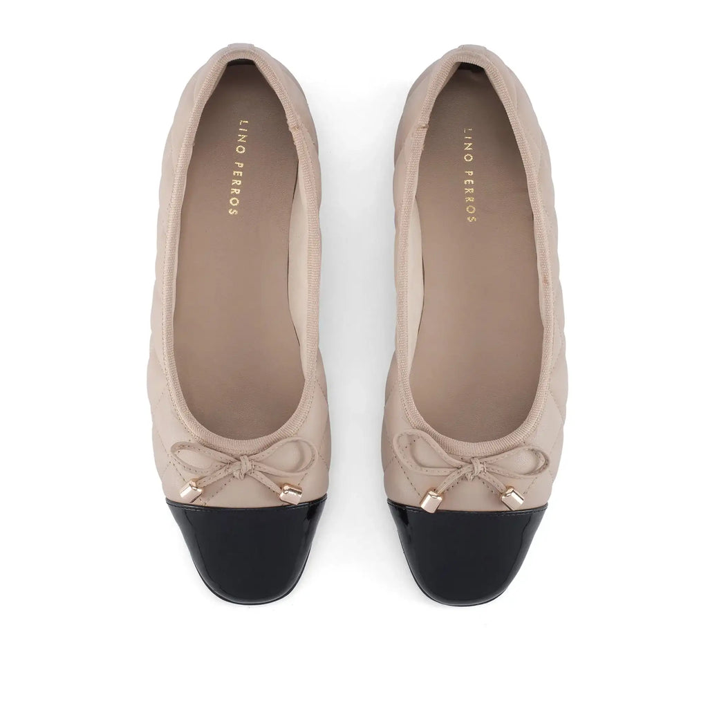 Mary Sand Beige Flats - Lino Perros