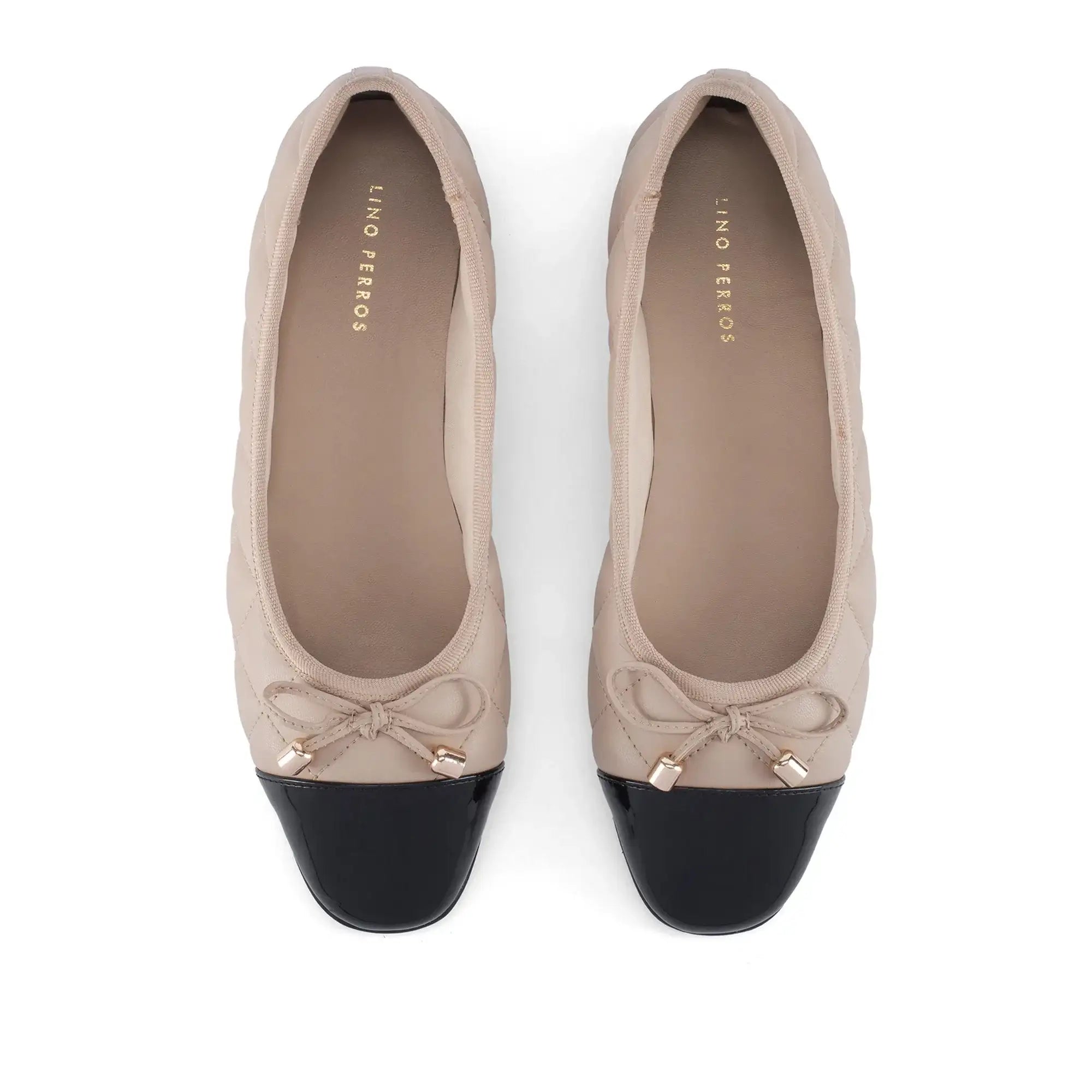 Mary Sand Beige Flats - Lino Perros
