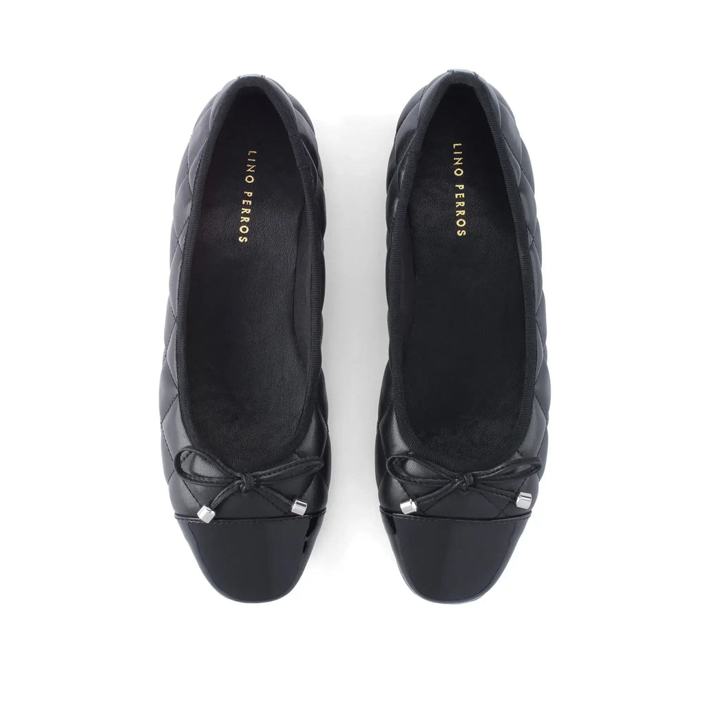 Mary Sand Black Flats - Lino Perros