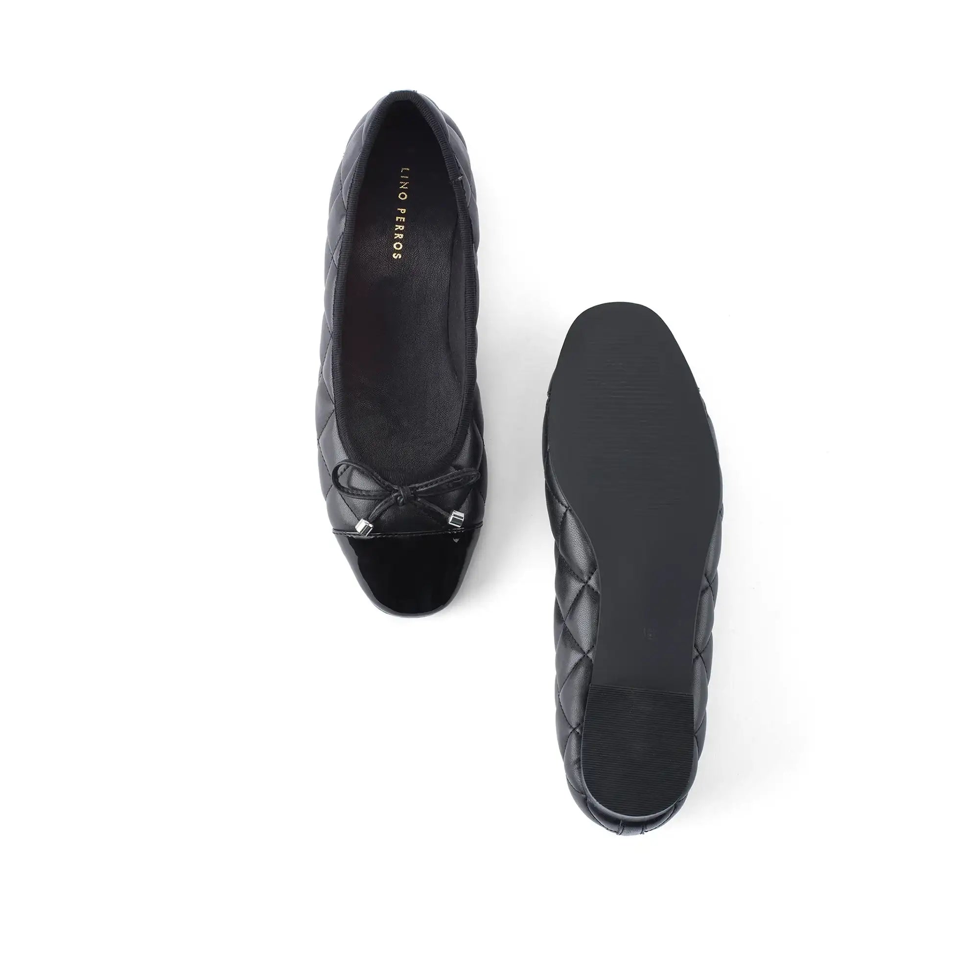 Mary Sand Black Flats - Lino Perros