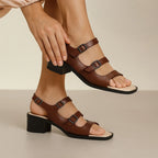 Gabbana Star Brown Heels - Lino Perros