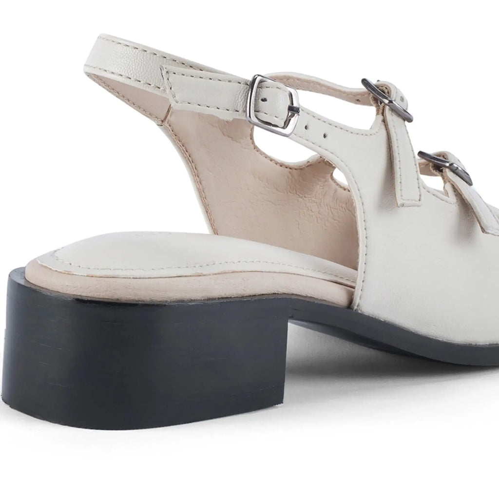 Gabbana Star Off-White Heels - Lino Perros