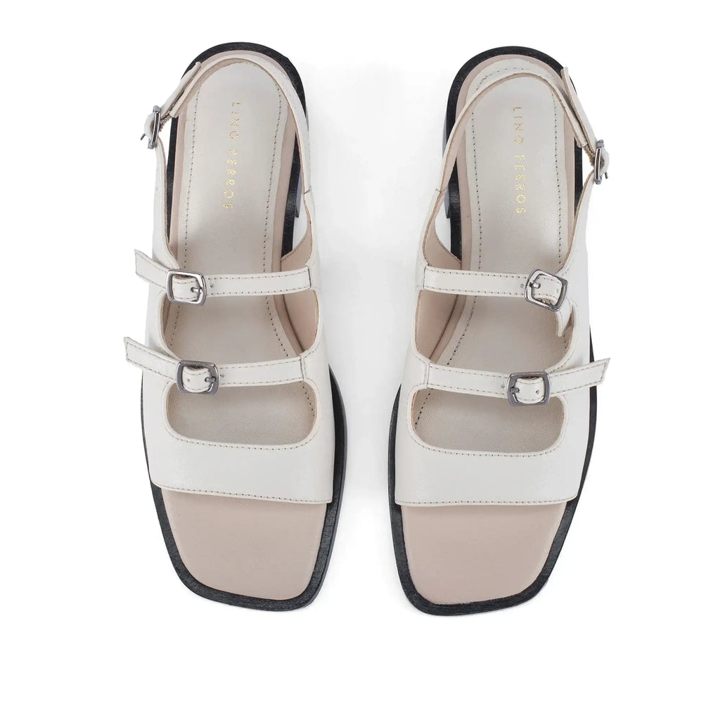 Gabbana Star Off-White Heels - Lino Perros