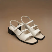 Gabbana Star Off-White Heels