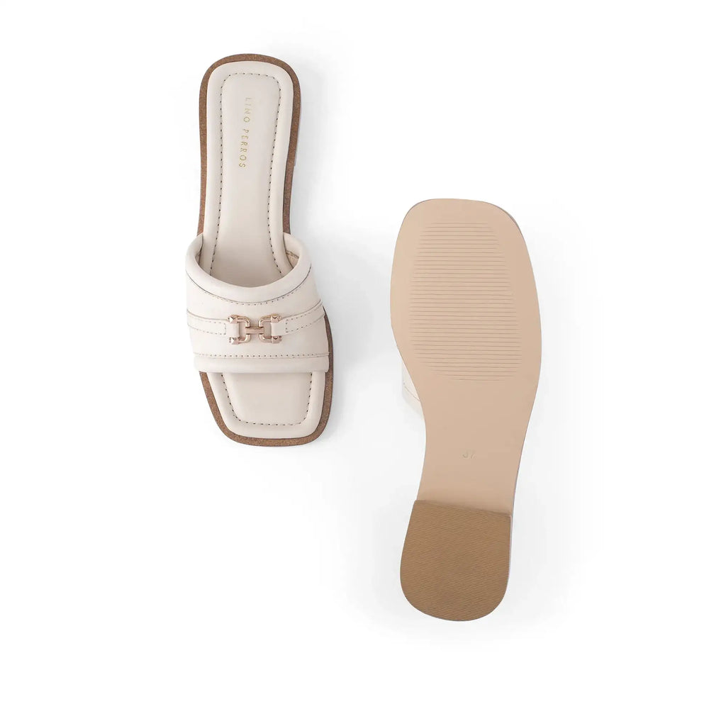 Mary Dusk Off-White Flats - Lino Perros