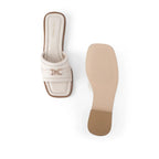 Mary Dusk Off-White Flats - Lino Perros