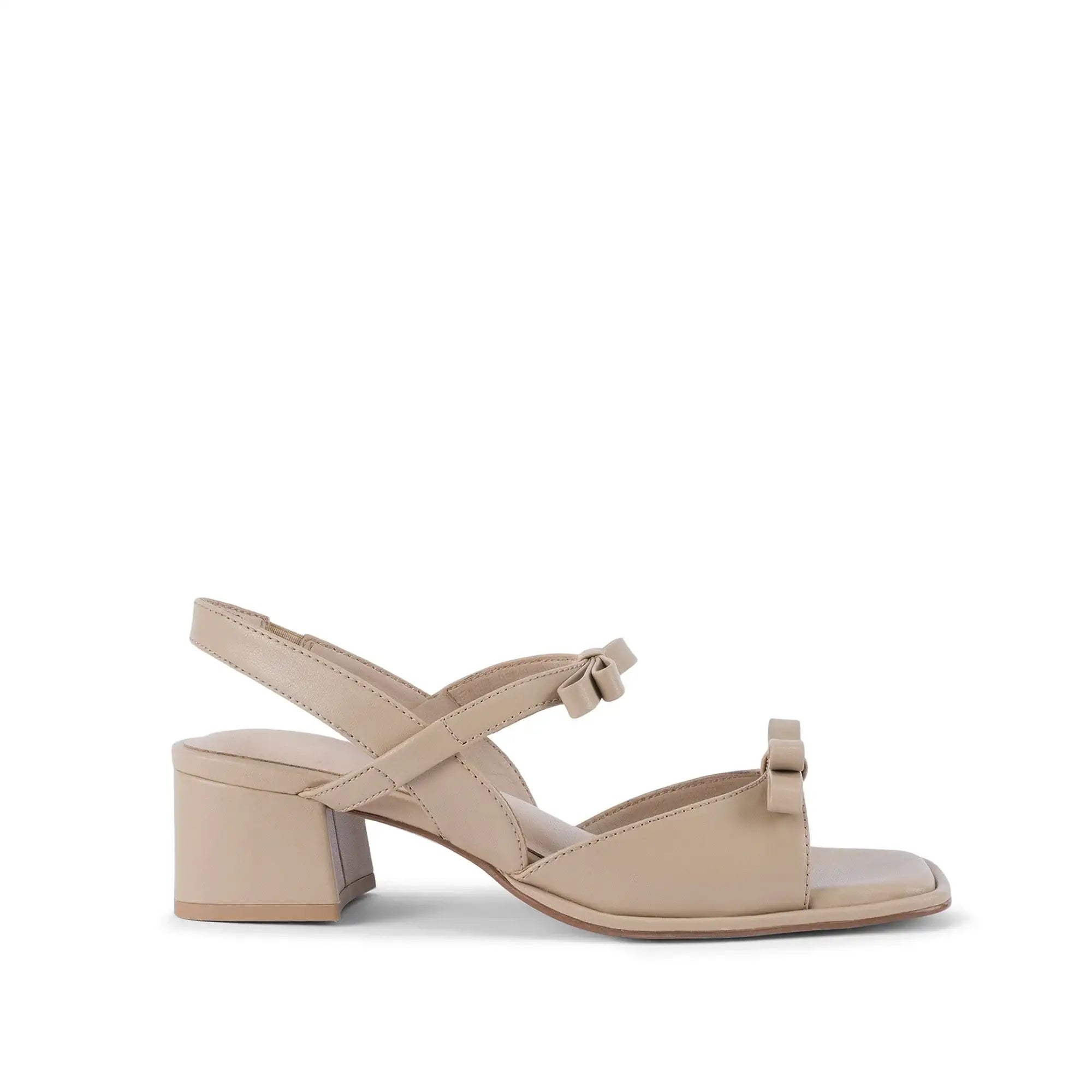 Gabbana Glint Beige Heels - Lino Perros