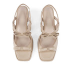 Gabbana Glint Beige Heels - Lino Perros