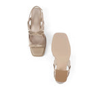 Gabbana Glint Beige Heels - Lino Perros