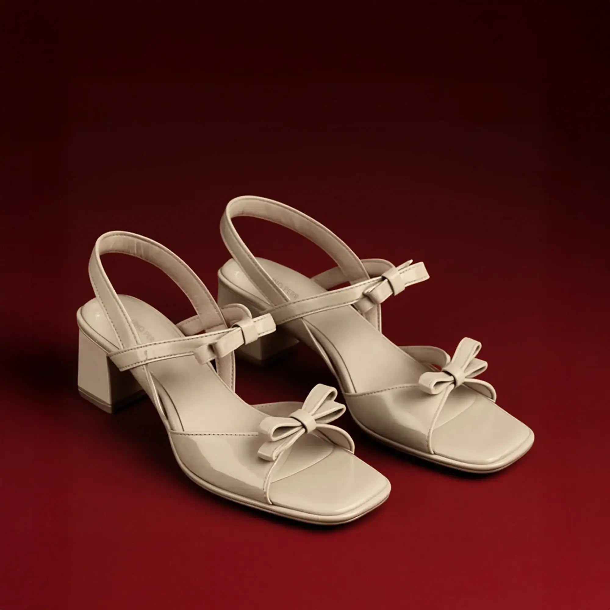 Gabbana Glint Beige Heels - Lino Perros