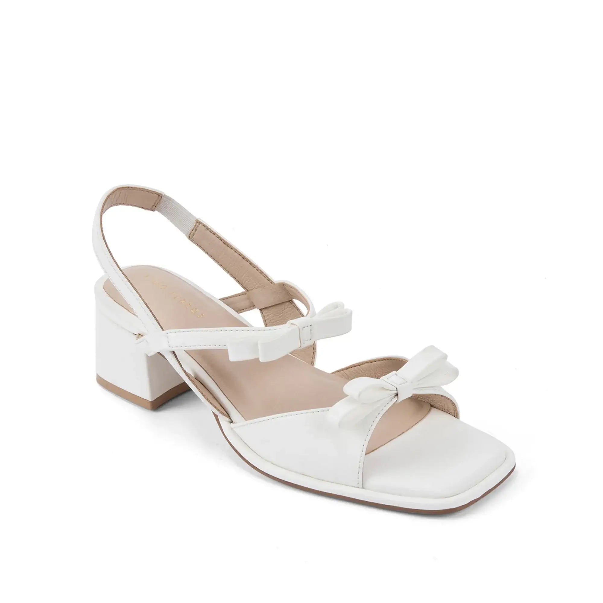 Gabbana Glint White Heels - Lino Perros