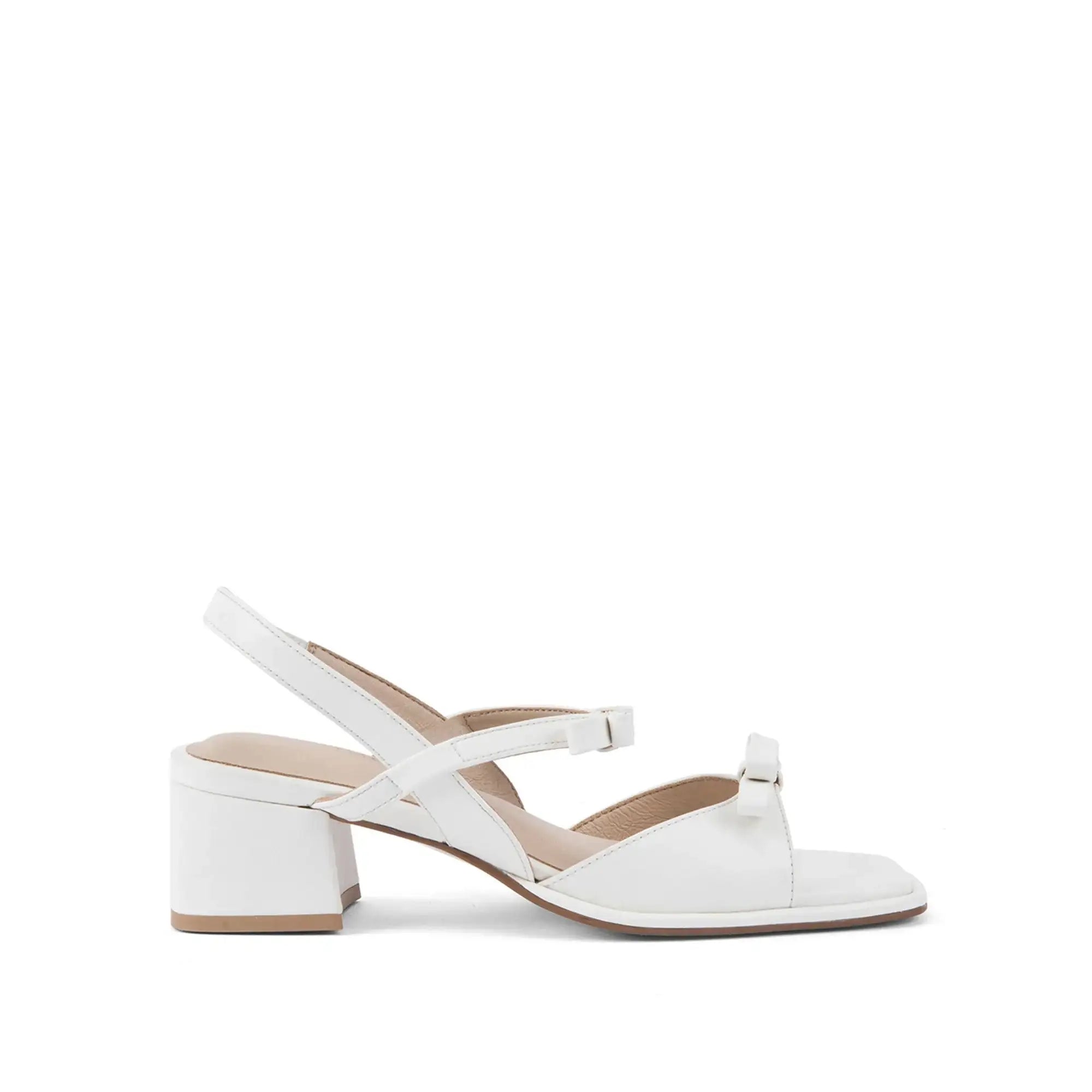 Gabbana Glint White Heels - Lino Perros