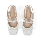 Gabbana Glint White Heels - Lino Perros
