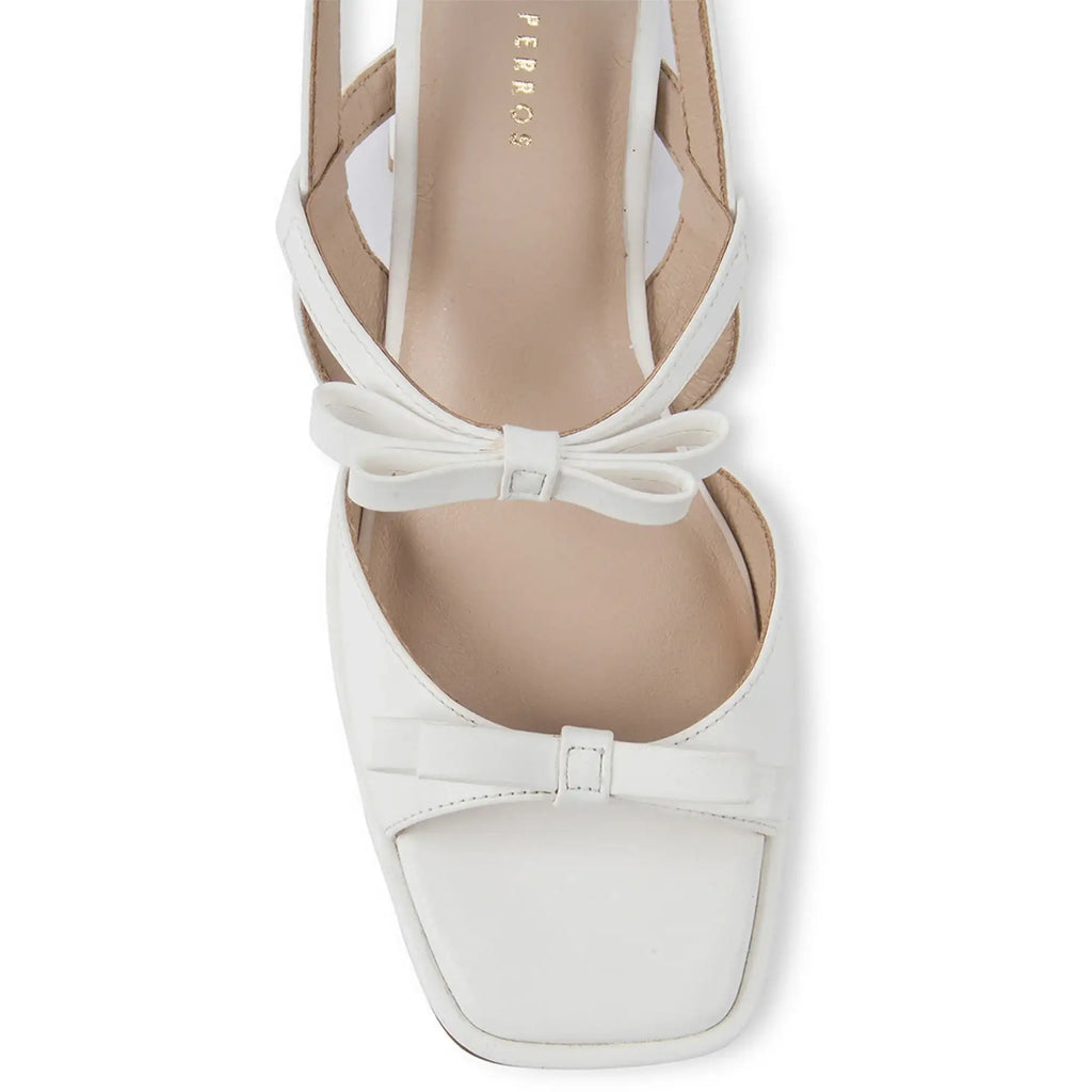 Gabbana Glint White Heels - Lino Perros