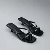 Victoria Truffle Black Heels