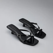 Victoria Truffle Black Heels