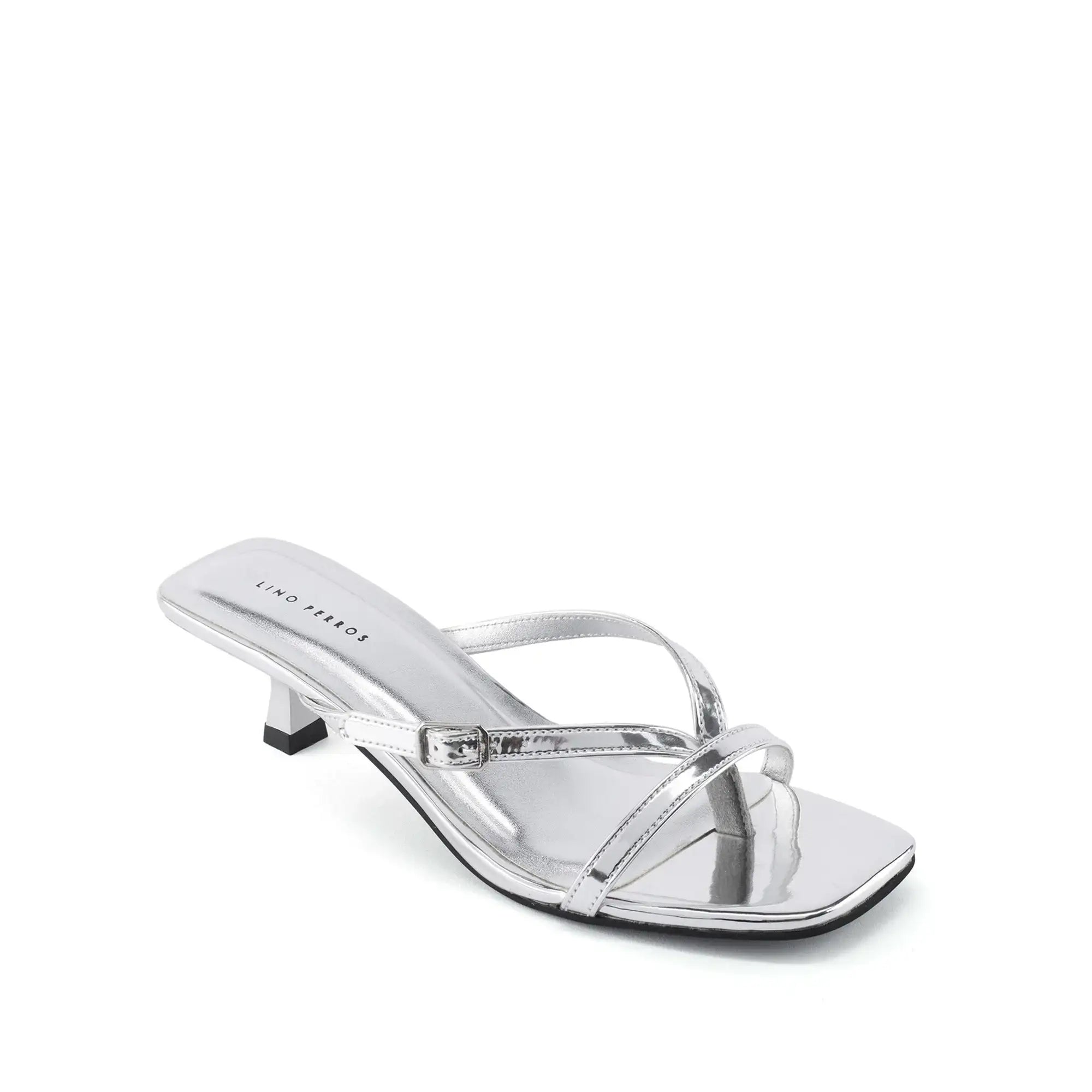Victoria Truffle Silver Heels - Lino Perros