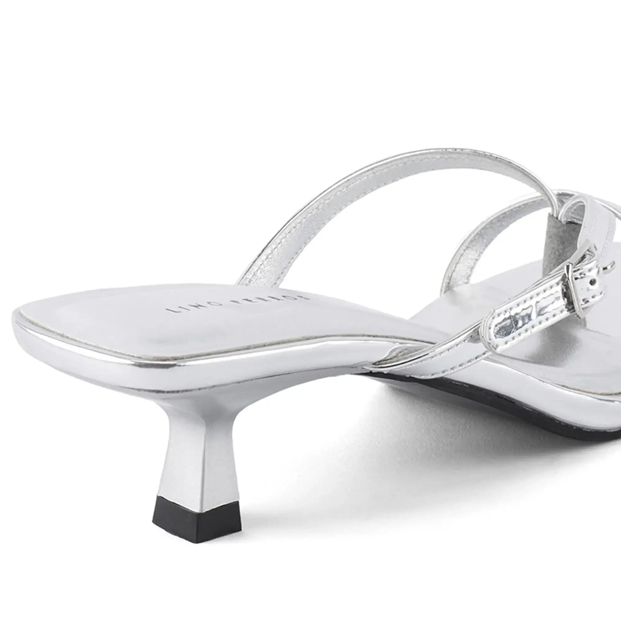 Victoria Truffle Silver Heels - Lino Perros
