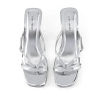 Victoria Truffle Silver Heels - Lino Perros