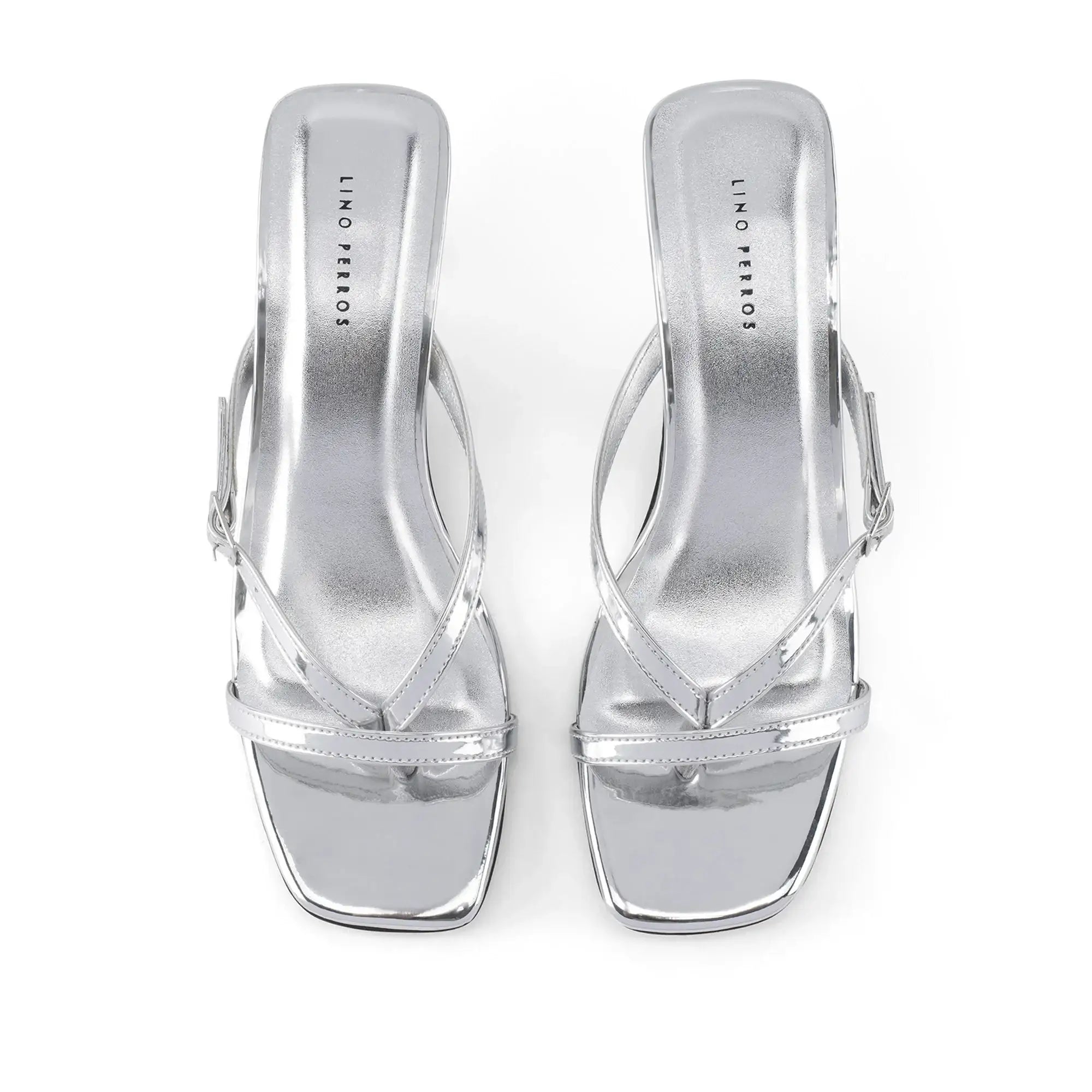Victoria Truffle Silver Heels - Lino Perros
