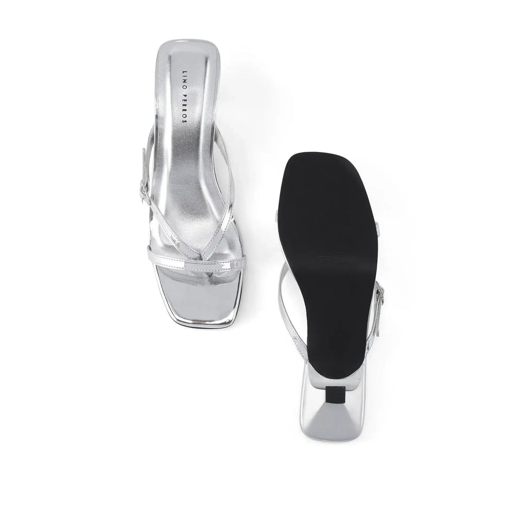 Victoria Truffle Silver Heels - Lino Perros