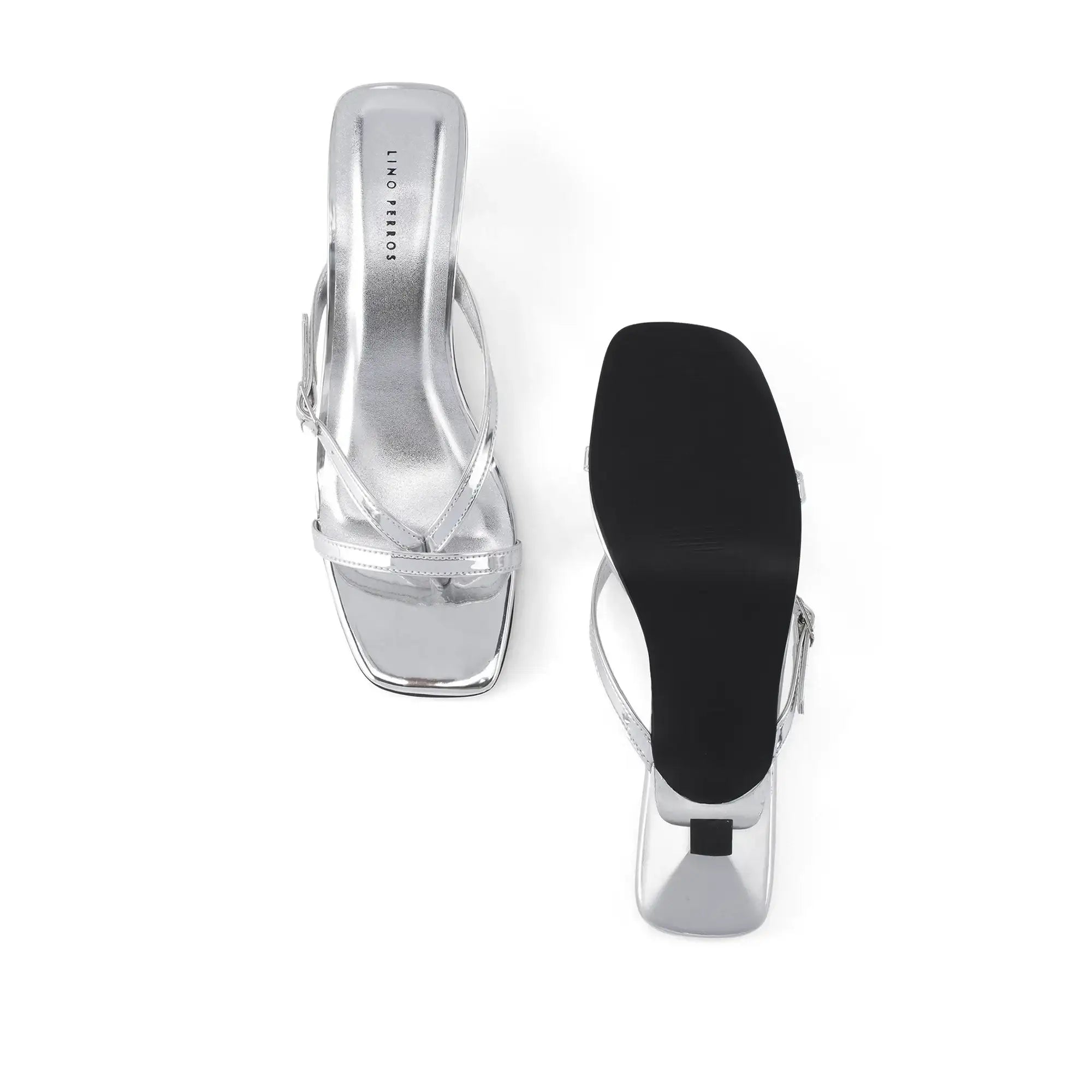 Victoria Truffle Silver Heels - Lino Perros