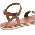 Mary Florence Tan Flats - Lino Perros
