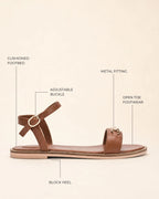 Mary Florence Tan Flats - Lino Perros