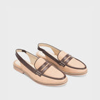 Hepburn Jane Beige Mules - Lino Perros