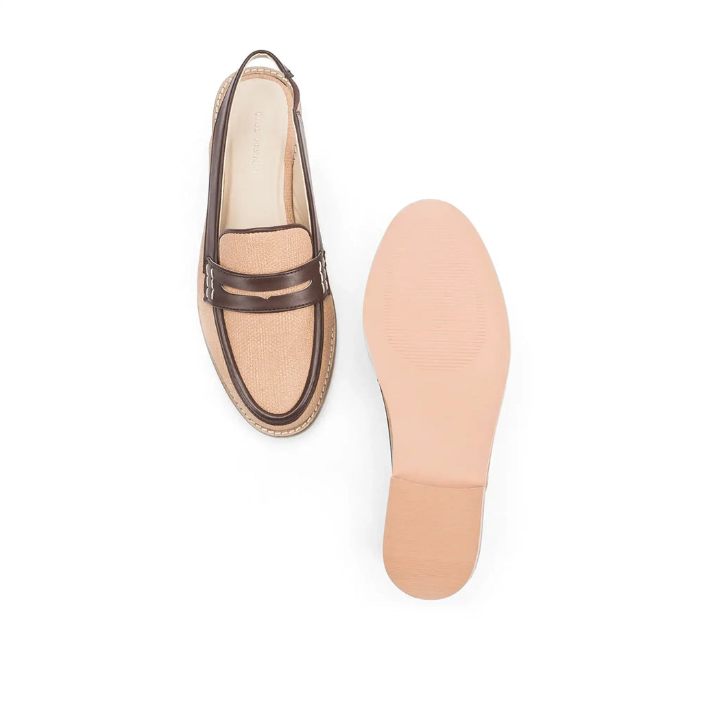 Hepburn Jane Beige Mules - Lino Perros