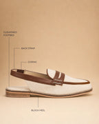 Hepburn Jane Off-White Mules - Lino Perros