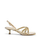 Victoria Eve Gold Heels - Lino Perros