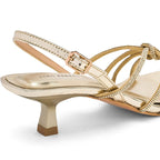 Victoria Eve Gold Heels - Lino Perros