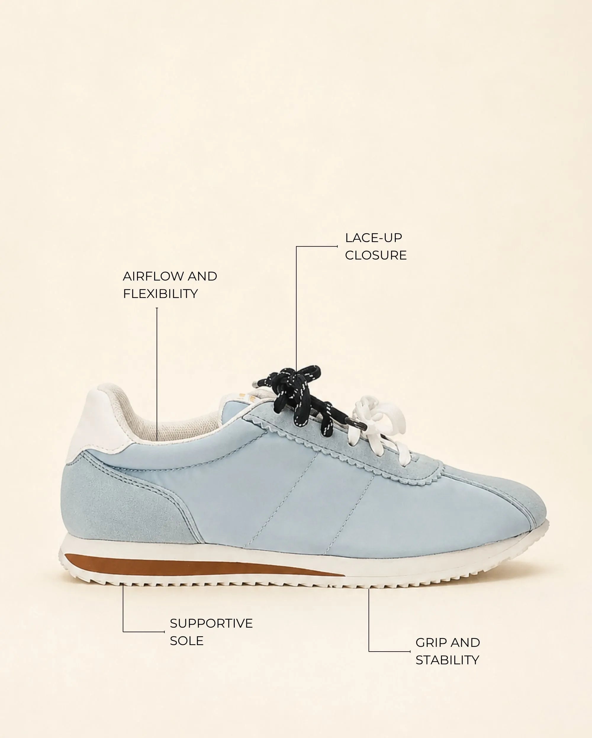 Oasis Sand Blue Sneakers - Lino Perros