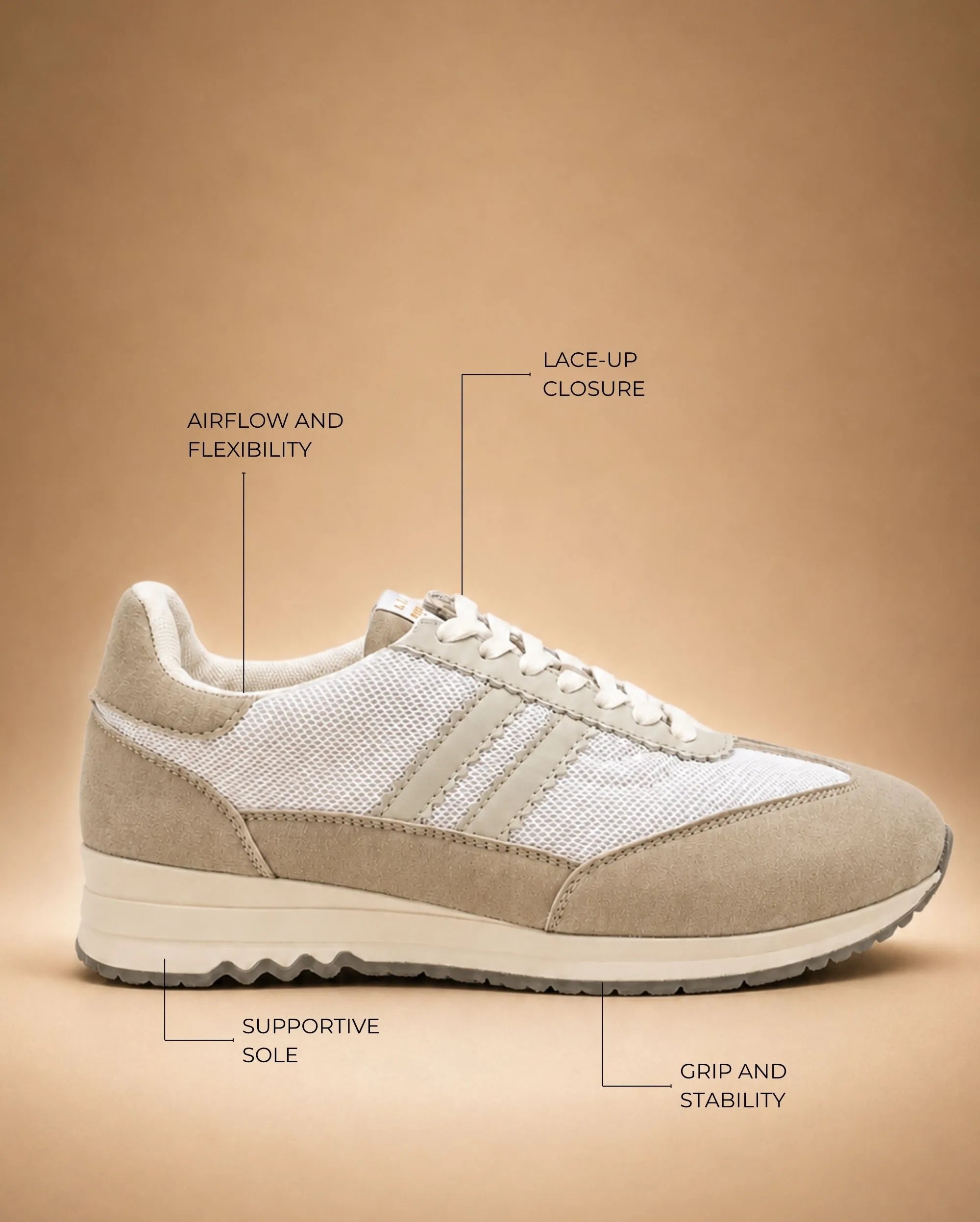 Stellar Nexus Drip Grey Sneakers - Lino Perros