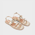 Gaga Glint Gold Flats - Lino Perros