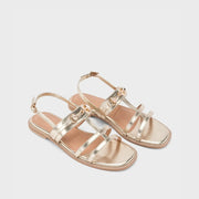 Gaga Glint Gold Flats