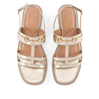 Gaga Glint Gold Flats - Lino Perros