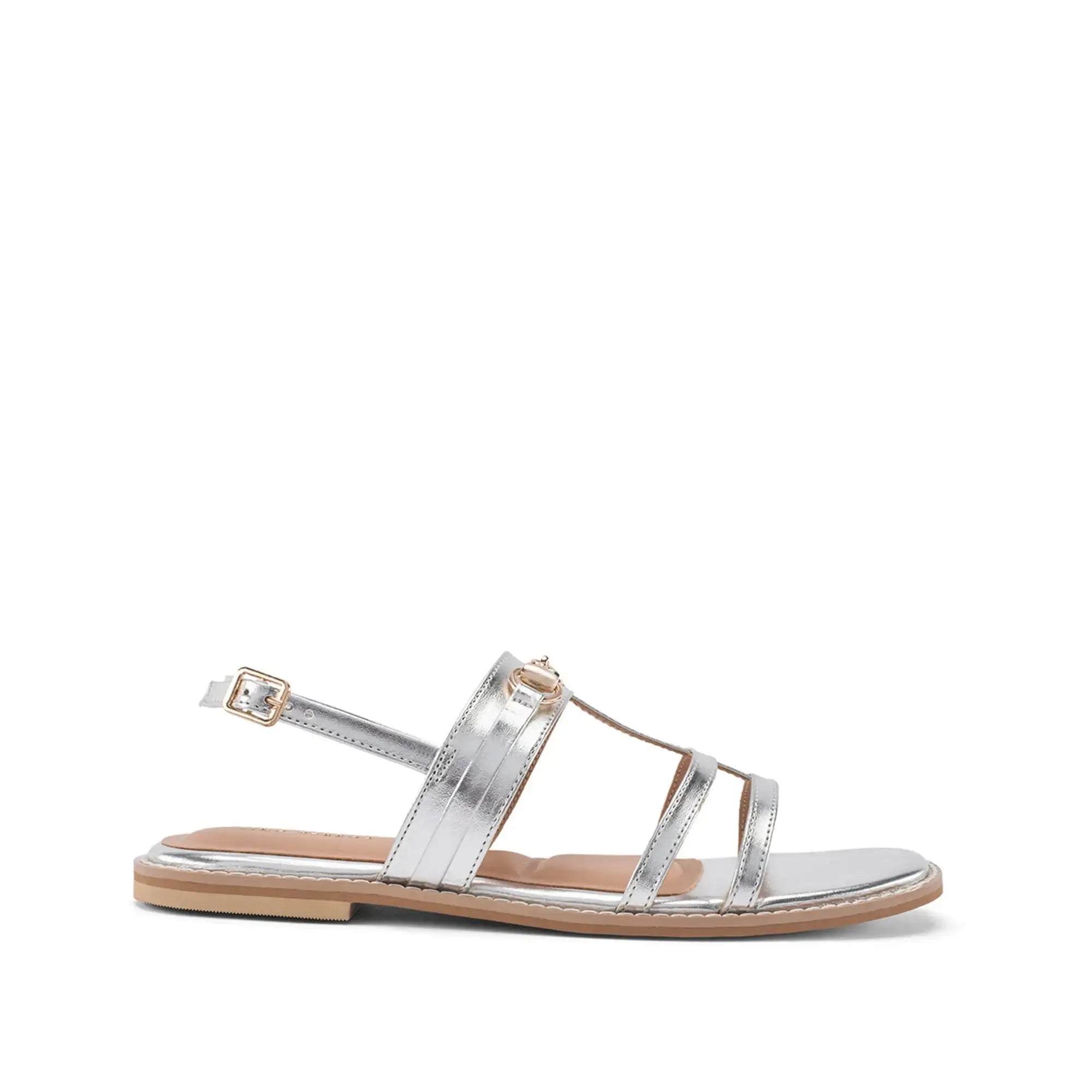 Gaga Glint Silver Flats - Lino Perros