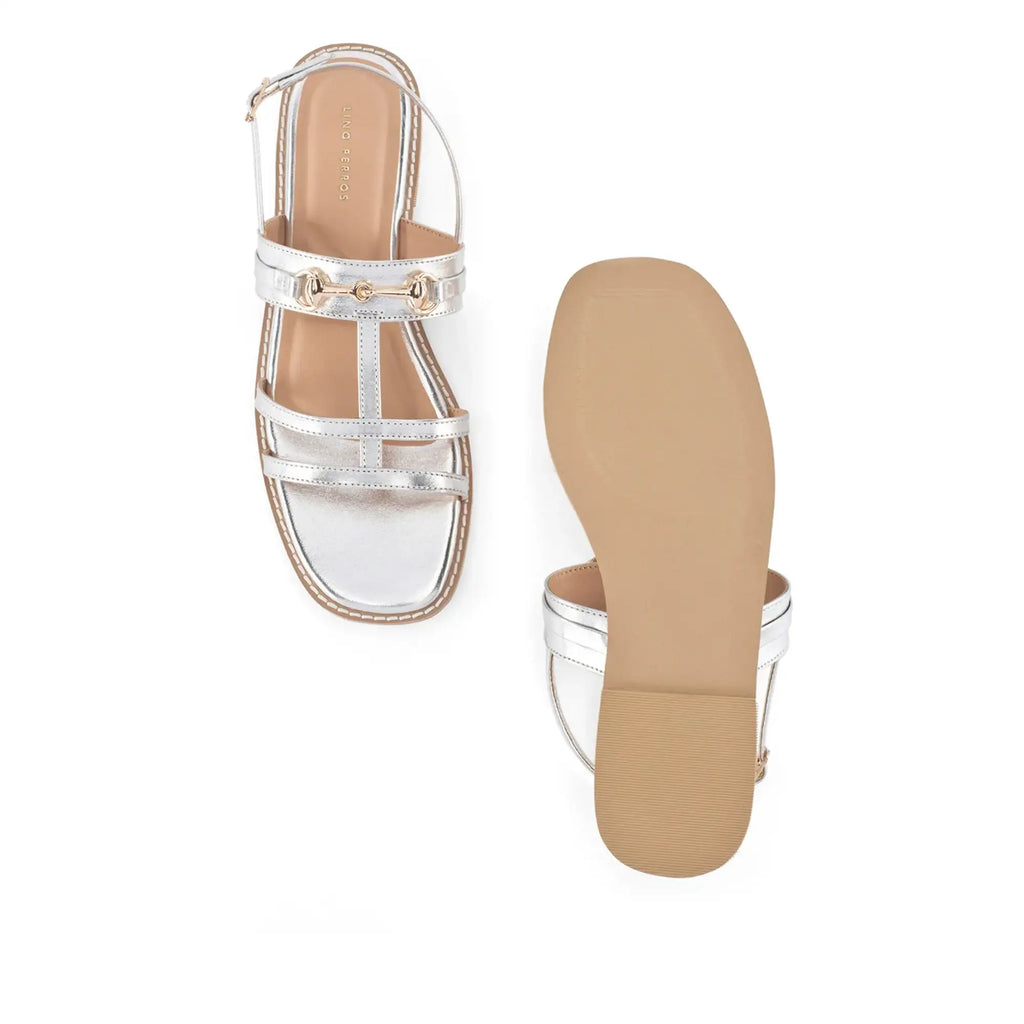 Gaga Glint Silver Flats - Lino Perros