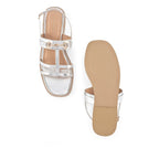 Gaga Glint Silver Flats - Lino Perros