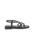 Victoria Rose Black Flats - Lino Perros