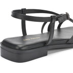 Victoria Rose Black Flats - Lino Perros