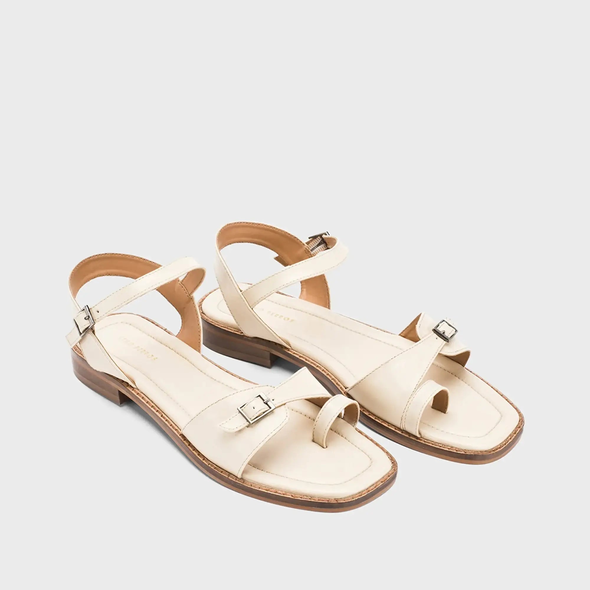 Gabbana Dot Off-White Flats - Lino Perros