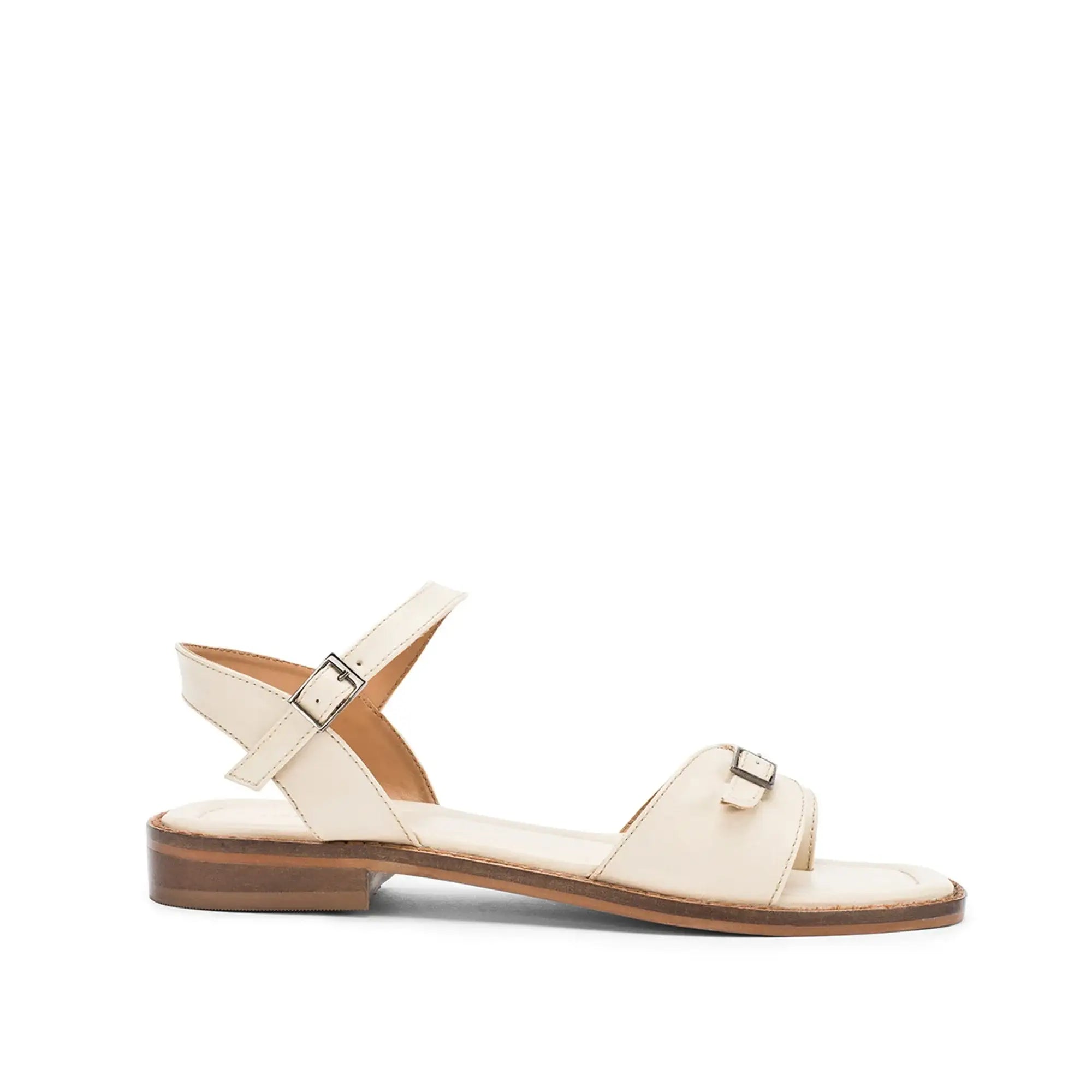 Gabbana Dot Off-White Flats - Lino Perros