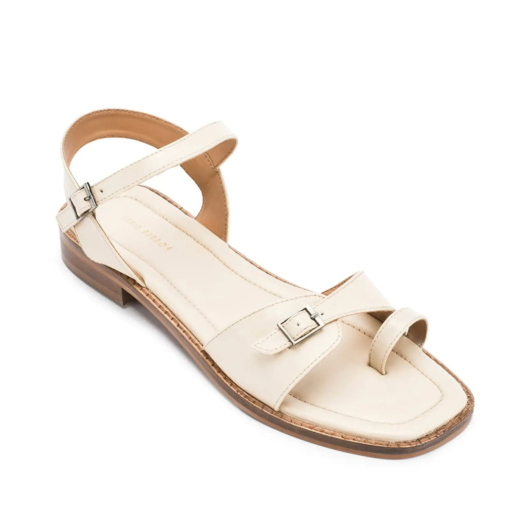 Gabbana Dot Off-White Flats - Lino Perros
