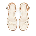 Gabbana Dot Off-White Flats - Lino Perros