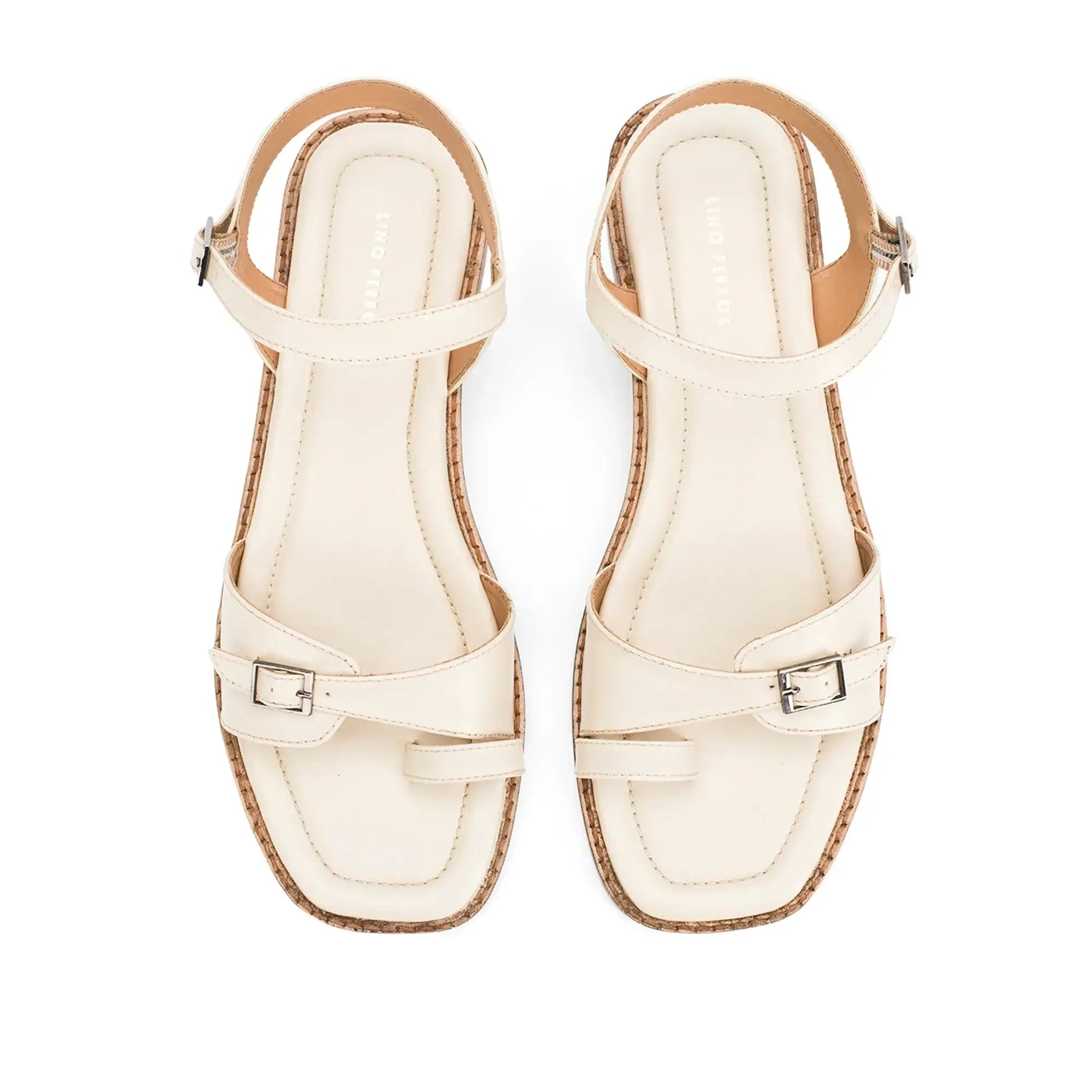 Gabbana Dot Off-White Flats - Lino Perros
